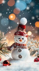 Obraz premium Merry Christmas, Joyful Merry Christmas Celebration