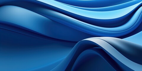 3D Abstract Blue Background