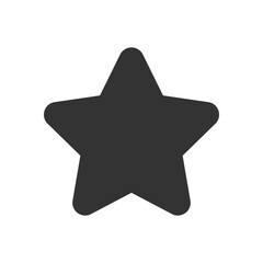 Star glyph vector icon isolated Star stock vector icon for web, mobile app and ui design