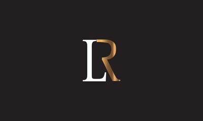 LR, RL, R , L Abstract Letters Logo Monogram