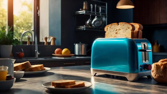 toaster in the kitchen