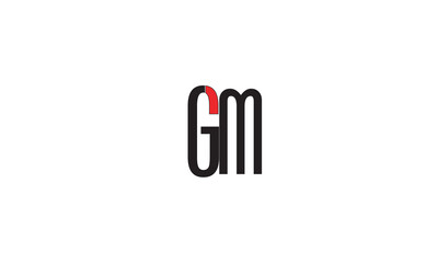 GM, MG , G , M , Abstract Letters Logo Monogram	