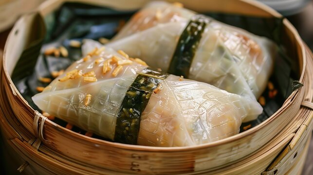 Dragon Boat Festival rice dumplings generative ai images