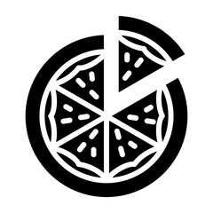 Pizza glyph icon