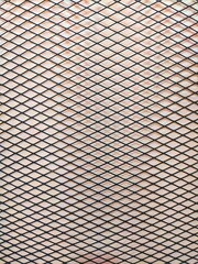 Wire mesh with white background