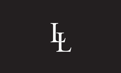 LL, L , LL, Abstract Letters Logo Monogram	