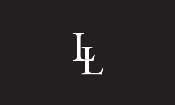 LL, L , LL, Abstract Letters Logo Monogram	