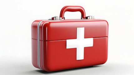 First Aid Kit icon 3d rendering