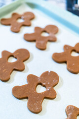 Chilled Gingerbread Cookies Ready for Baking