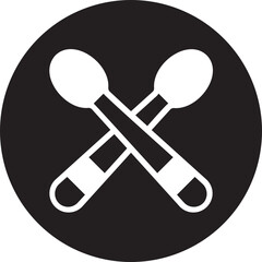 drumstick glyph icon