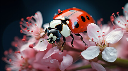 Ladybug on Leaf -