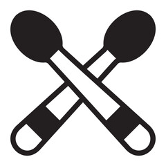 drumstick glyph icon