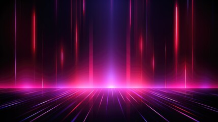 Fototapeta na wymiar Dark Background Illuminated by Pink and Purple Lights