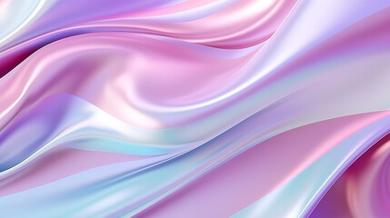 Fond texturé comme un drap satiné, de soie. Couleurs dégradés rose, violet, bleu et argenté. Fond pour conception et création graphique.