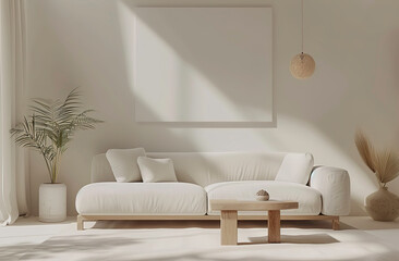 Scandinavian interior design of a modern living room