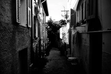 Zelfklevend Fotobehang narrow street © nikolas