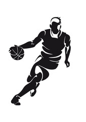 basketball player silhouette