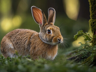 Fototapeta premium rabbit in a field
