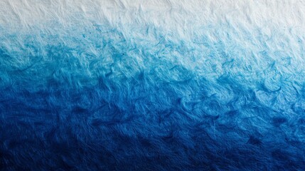A gradient background from cobalt blue to powder blue with a wool texture  - obrazy, fototapety, plakaty