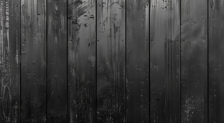 Black wood plank widescreen texture. Bamboo slat dark large wallpaper. Abstract wooden panoramic...