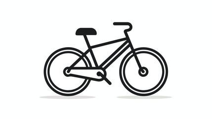 Bike icon suitable for infographics