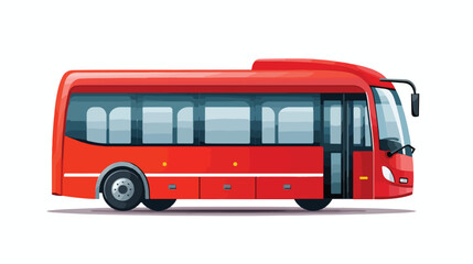 Bus icon vector in style design template