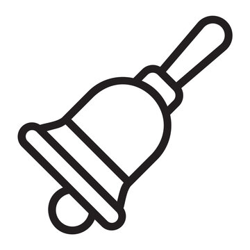recommend clip art: bell line icon