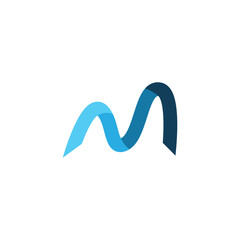 Letter M logo icon design template