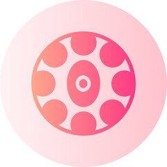 handpan gradient icon