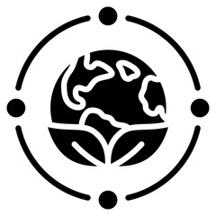 Environmental Impact Icon For Design Element