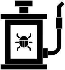 farm illustration insect silhouette equipment logo tank icon plant outline pest chemical garden pesticide spray insecticide field agriculture toxic shape garden pesticide for vector graphic background