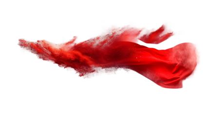 Bahrain flag colours powder exploding on isolated background