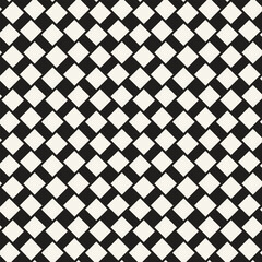 Vector seamless pattern. Repeating geometric elements. Stylish monochrome background design.