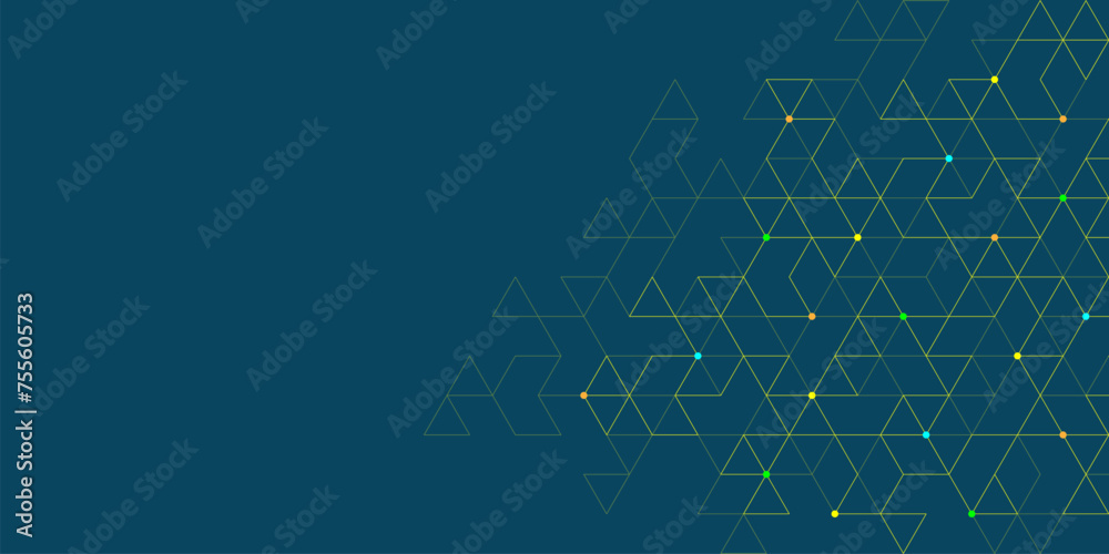 Poster Minimalistic vector texture with triangles pattern. Creative idea of modern design with abstract geometric background
