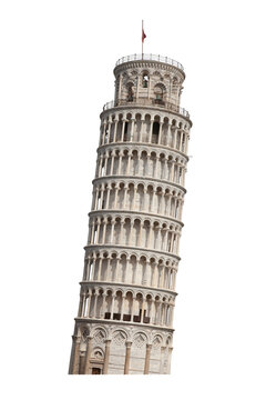 Florence Cathedral in Rome, Italy isolated on transparent white. Design element