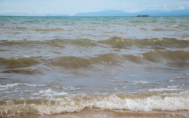waves and seas during the day