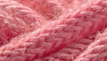 Close-Up of Pink Textured Yarn