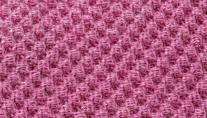 Close-up of Pink Textured Fabric