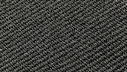 Close-up Texture of Black Woven Fabric