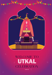 Vector illustration Odisha day - Utkal Divas editable post banner template