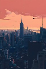 Obraz premium editorial illustration minimalist wallpaper background