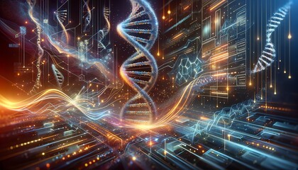 3D Illustration of a Genetic Algorithm