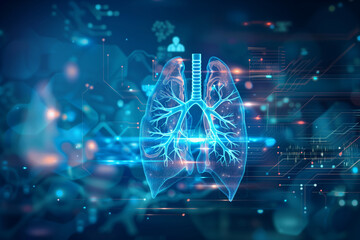 human lungs innovation and medical technology background (2)