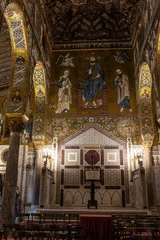 Foto op Plexiglas Palatine Chapel or Cappella Palatina, Palermo, Sicily, Italy © jordi2r