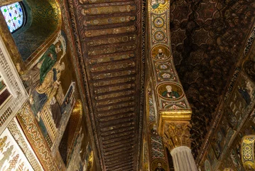 Foto op Plexiglas Palatine Chapel or Cappella Palatina, Palermo, Sicily, Italy © jordi2r