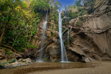 Mork fa Waterfall of Doi Suthep Pui national park, Chiang Mai, Thailand