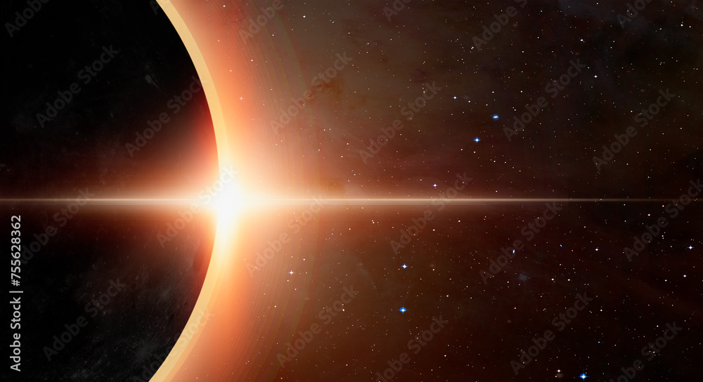 Poster solar eclipse 
