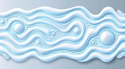 Fototapeta premium white abstract background simplified figure mesmerizing incredible modern minimalistic 