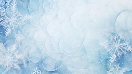 Winter's Whisper: An Abstract Ice Floral Fantasy