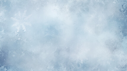 Frosty Dreamland: Snowflake Elegance in Blue Hues